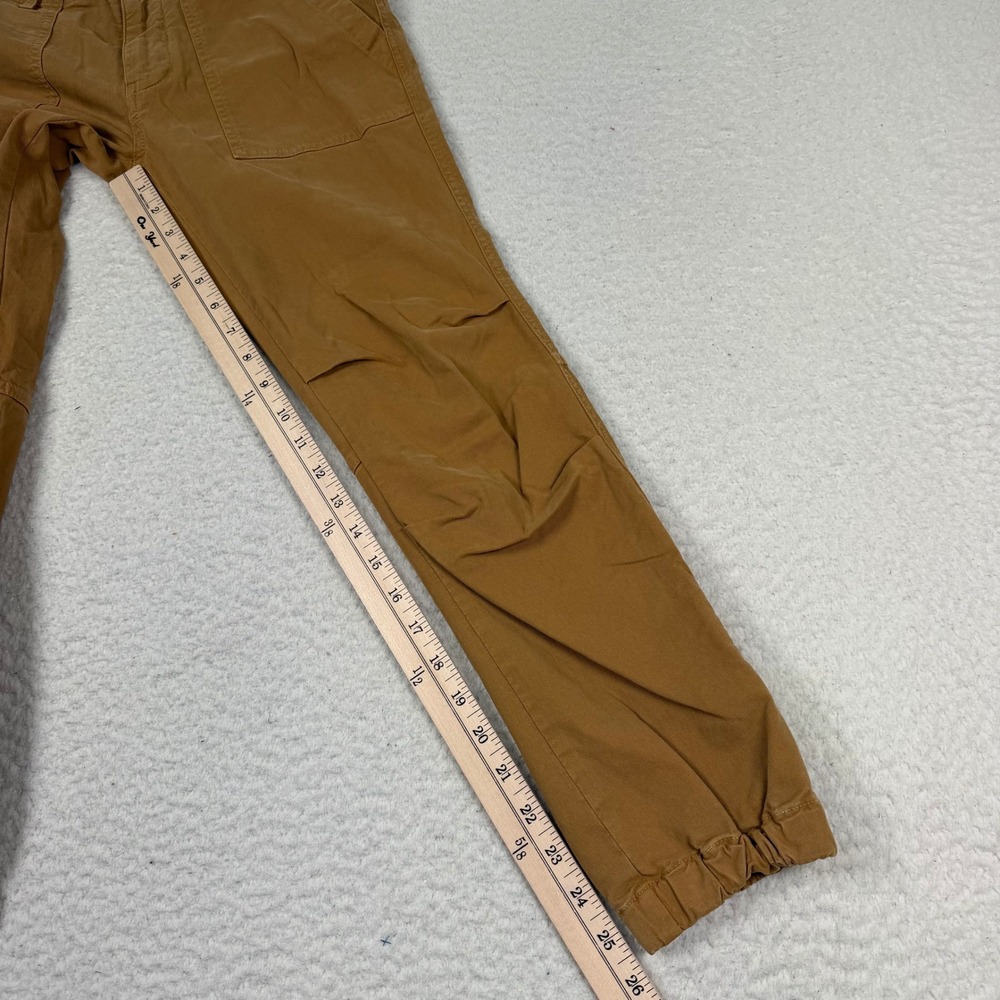 Nili Lotan French Military Pants Women 0 Brown Cargo Jogger Crop Gorpcore Zip - Picture 7 of 10
